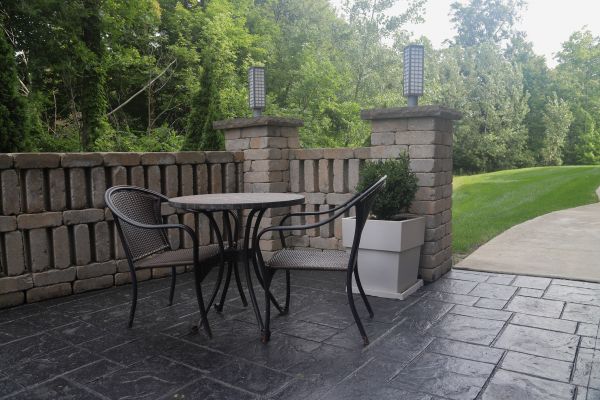 Cost of Concrete Patio Stamping in Roseville