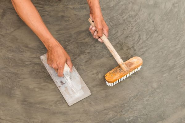 Driveway Concrete Staining in Roseville