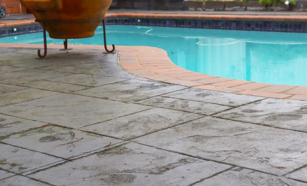 Stamped Patio Construction in Roseville