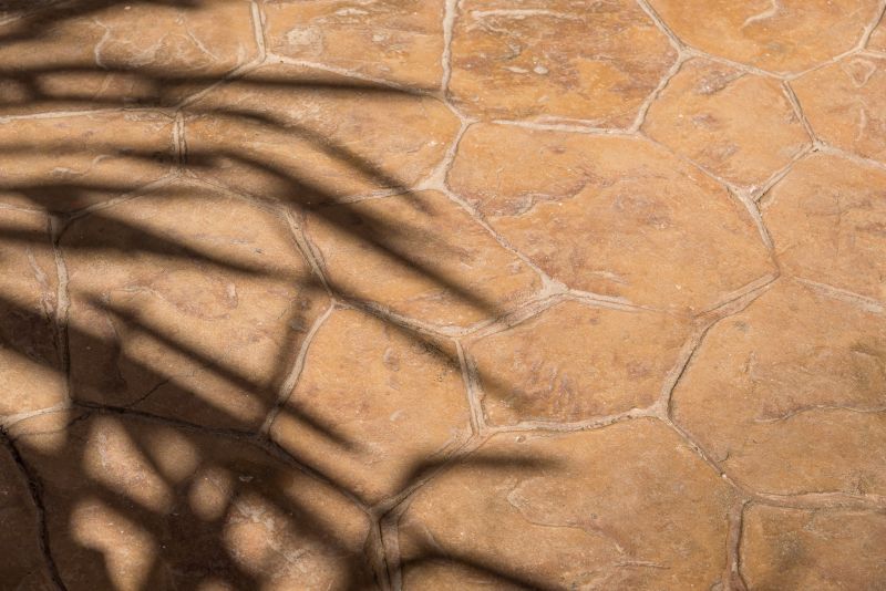 Stamped Concrete Patio Installation detail