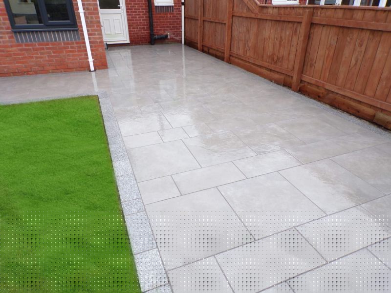Stamped Patio Installation
